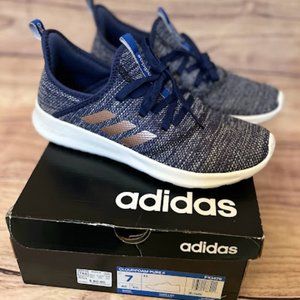Adidas Unisex Kids Cloudfoam Pure Running Shoes Size 7  *NEW*